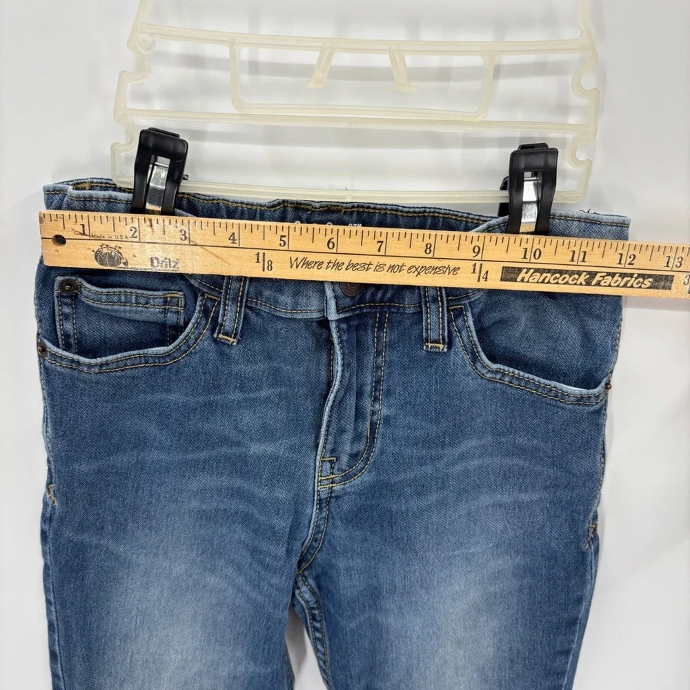 Cat & Jack Jeans Kids Size 10 Blue Stretch Medium Wash Denim Pants School Basic